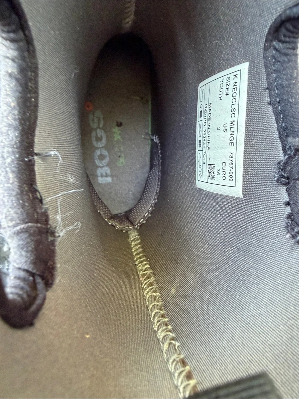 Bogs Black Kids Pull-On Outdoor Boots